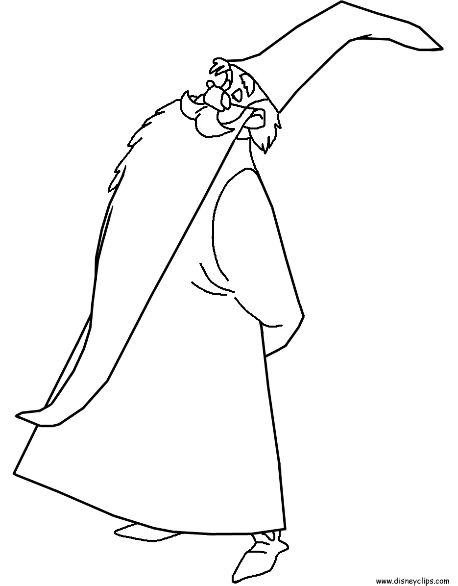 Desenhos de Espada Na Pedra Para Colorir 9
