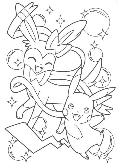 Sylveon Ausmalbilder 15