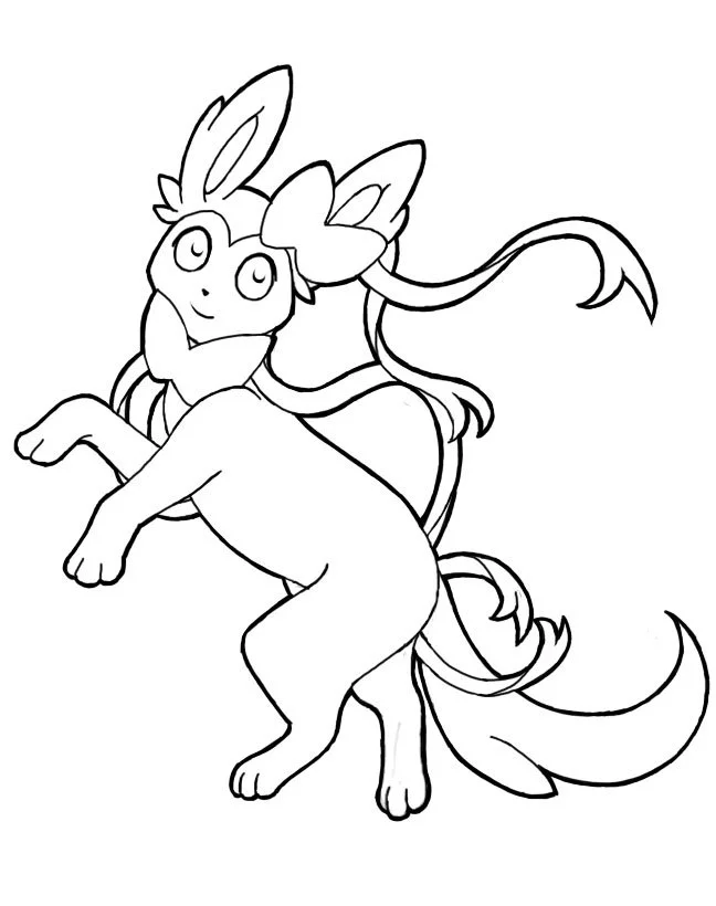 Sylveon Ausmalbilder 16