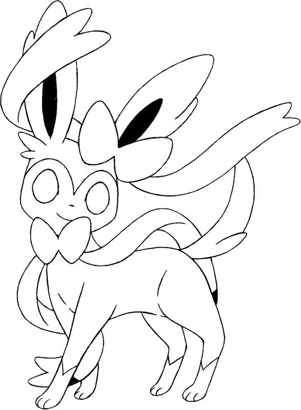 Sylveon Ausmalbilder 7