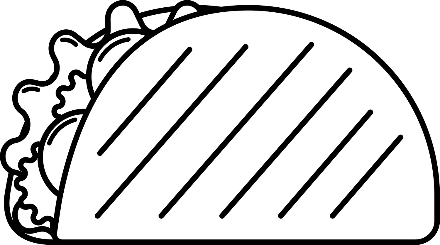 Taco para colorir 19