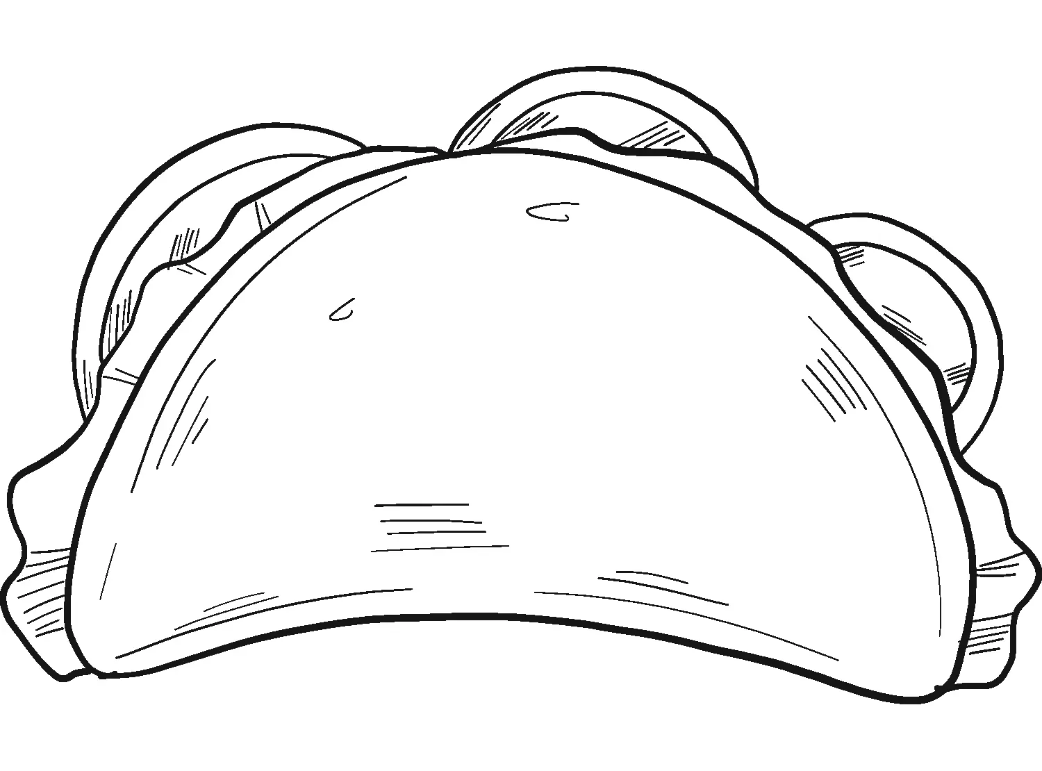 Taco para colorir 20