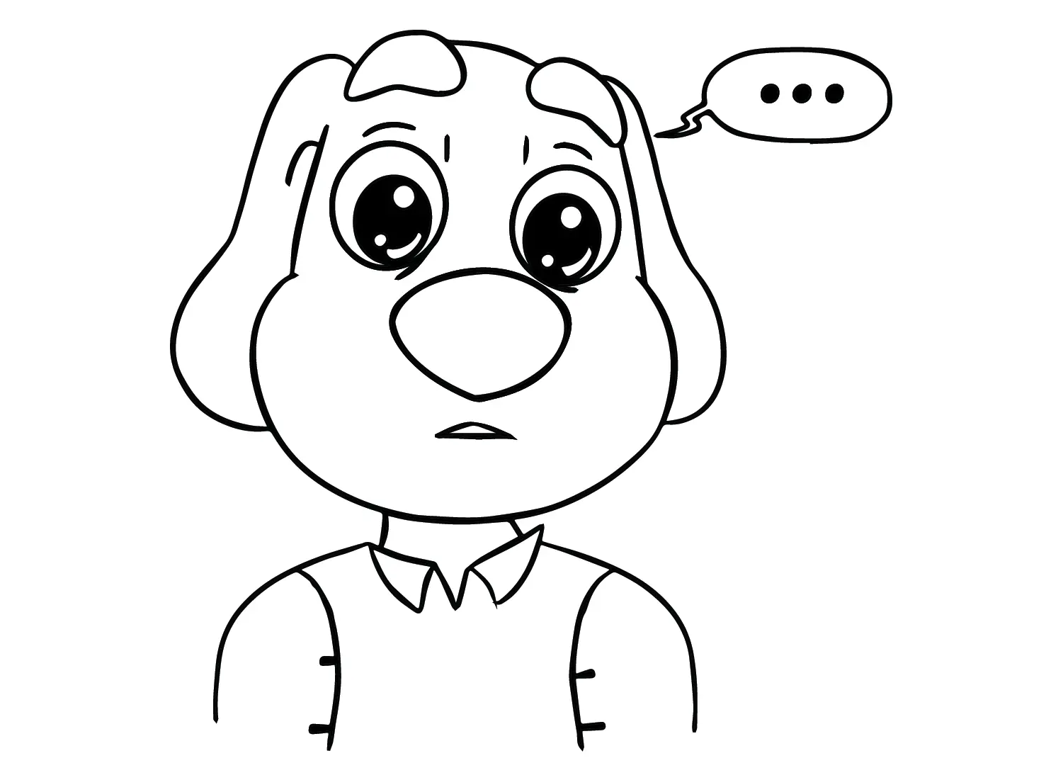 Talking Ben Coloring Pages 16