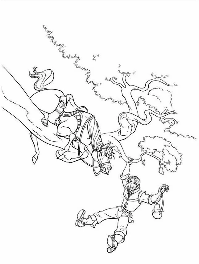 Desenhos de Tangled Para Colorir 11