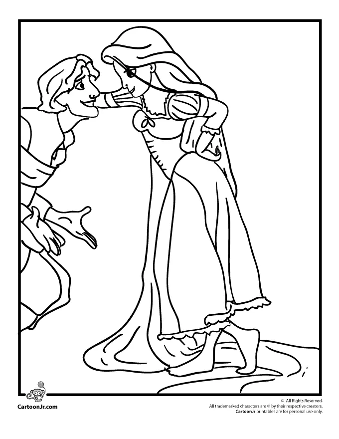 Desenhos de Tangled Para Colorir 5
