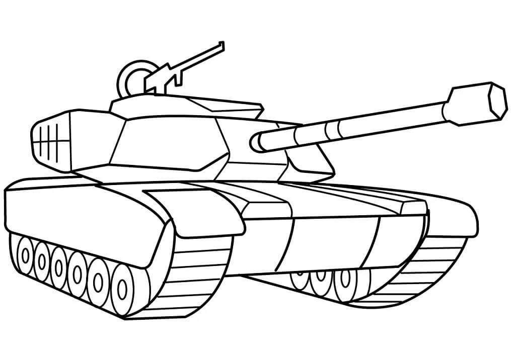 Desenhos de Tanque Do Exercito Para Colorir 50