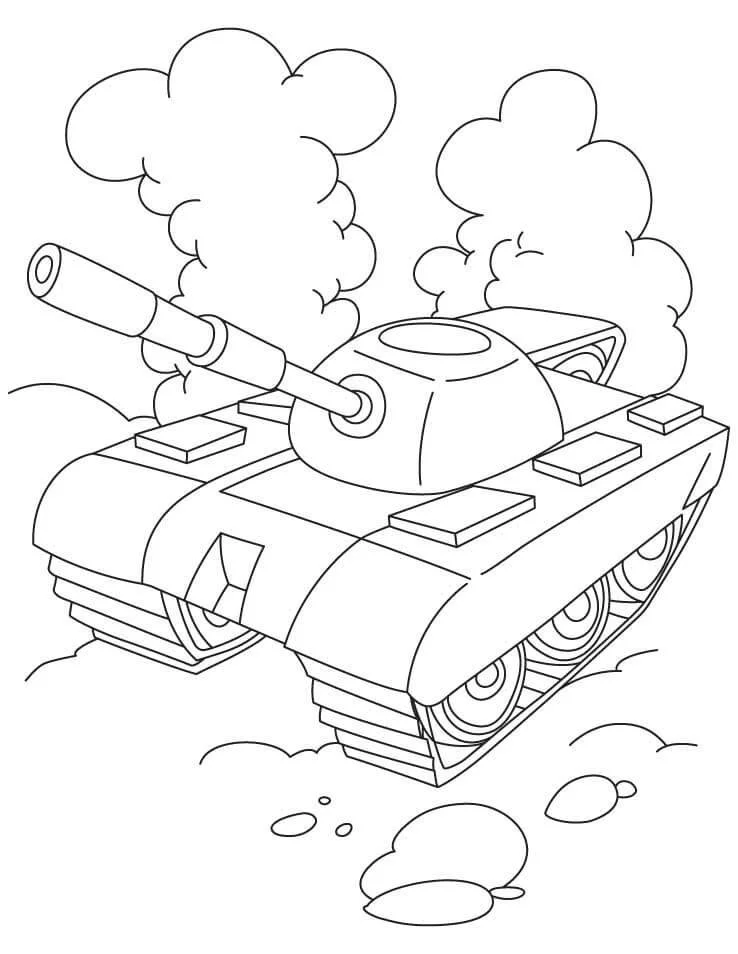 Desenhos de Tanque Do Exercito Para Colorir 61