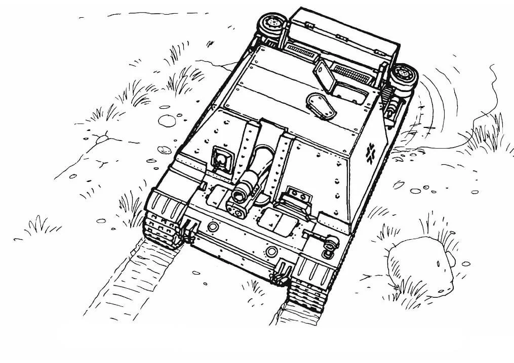 Desenhos de Tanque Do Exercito Para Colorir 78
