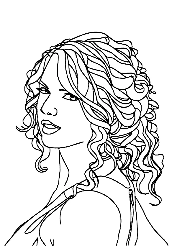 Taylor Swift Ausmalbilder 24