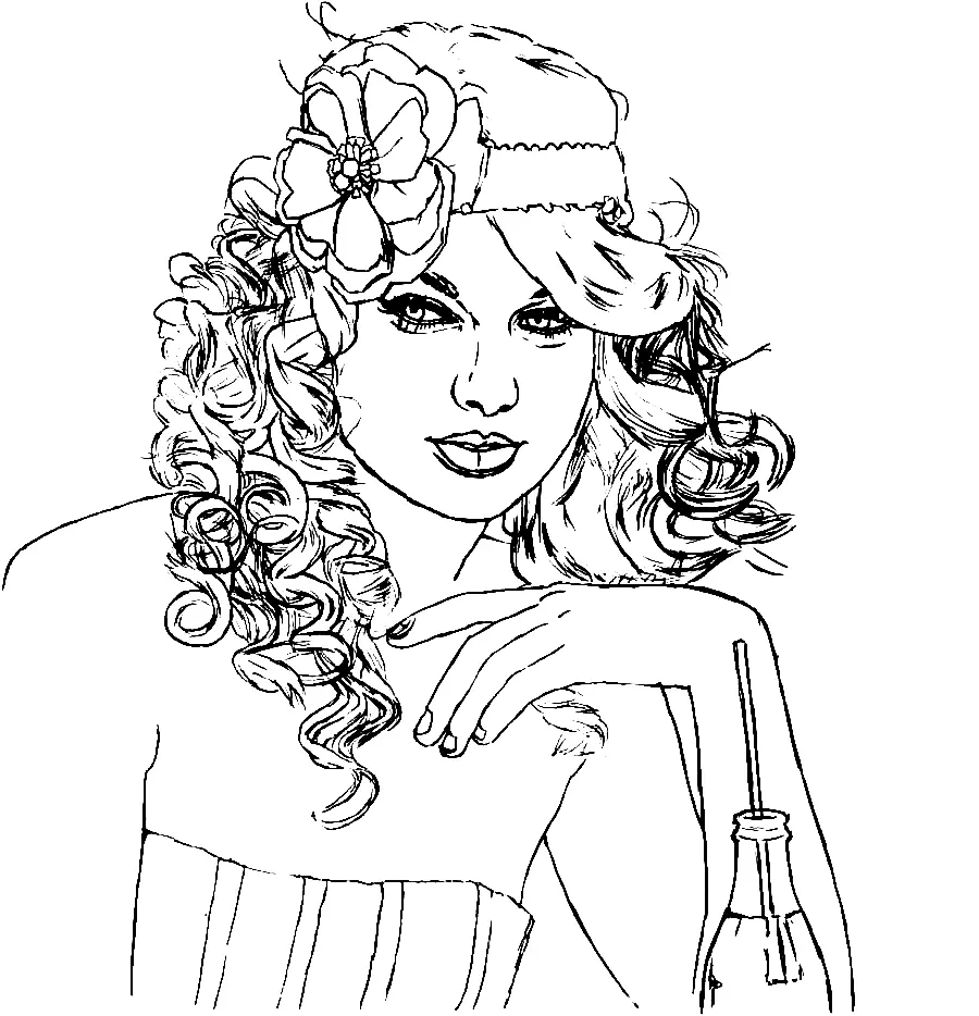 Taylor Swift Ausmalbilder 26