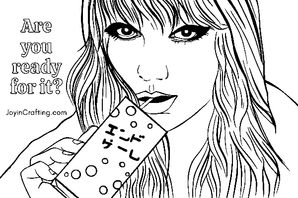 Taylor Swift Ausmalbilder 28