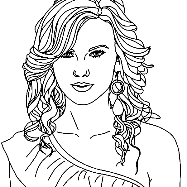 Taylor Swift Ausmalbilder 35