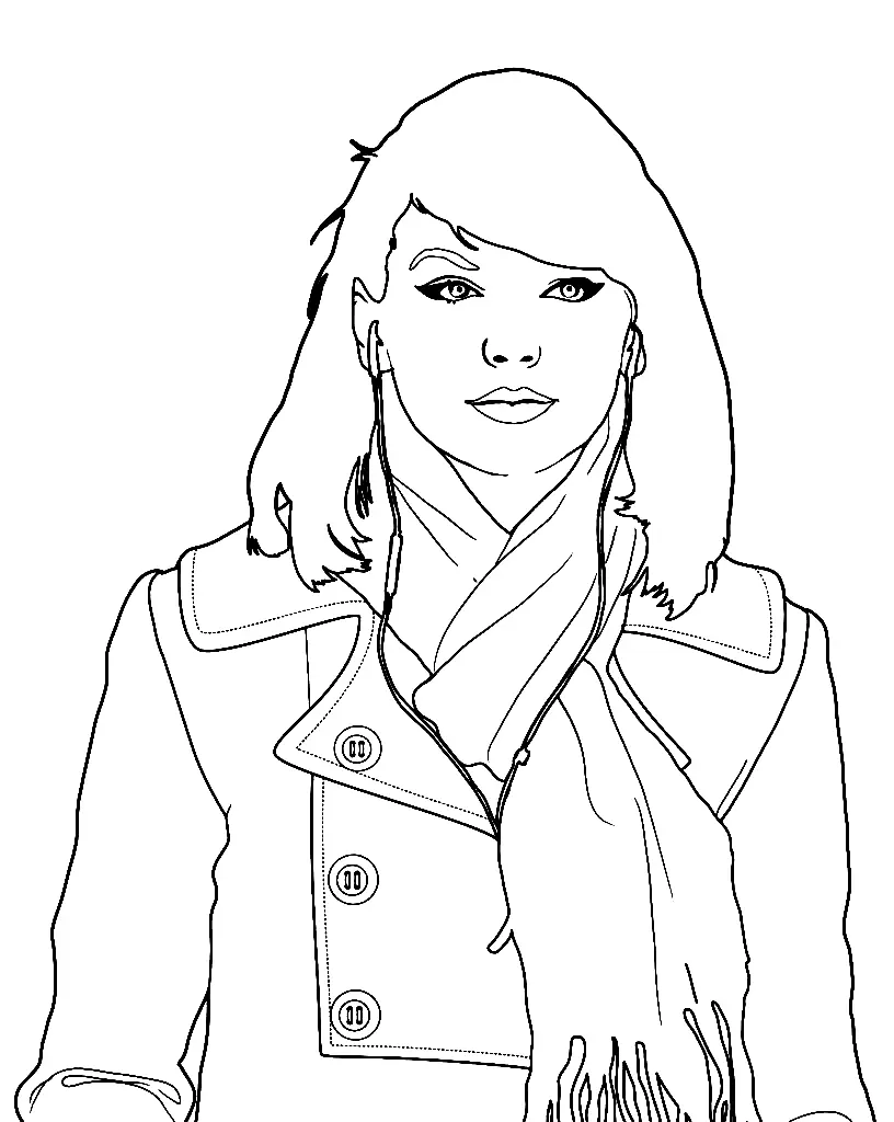 Taylor Swift Ausmalbilder 36