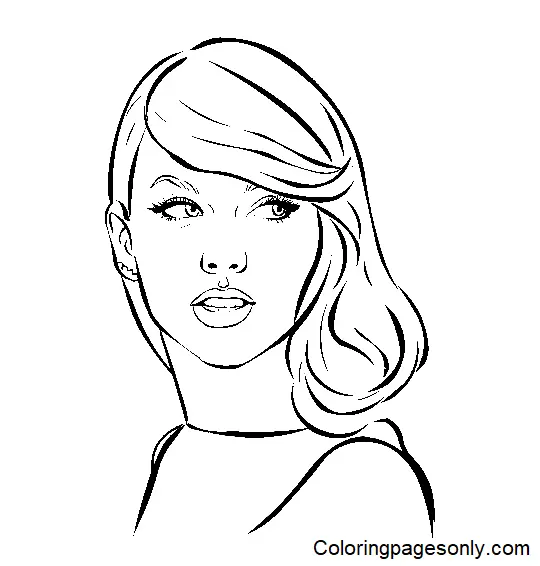 Taylor Swift Ausmalbilder 4
