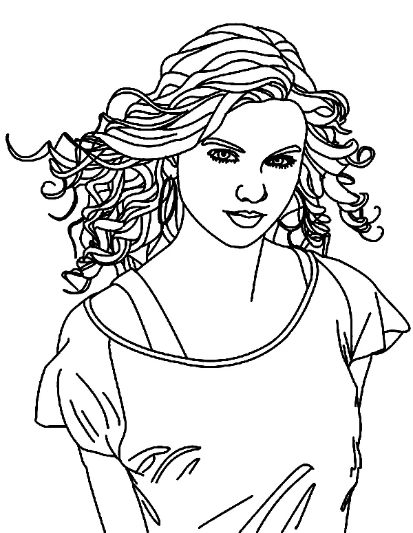 Taylor Swift Ausmalbilder 7