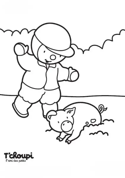 Tchoupi coloring pages 62