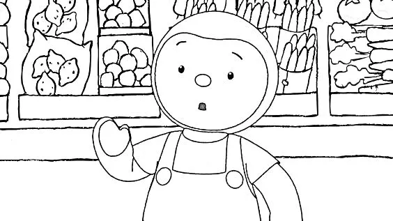 Tchoupi coloring pages 69