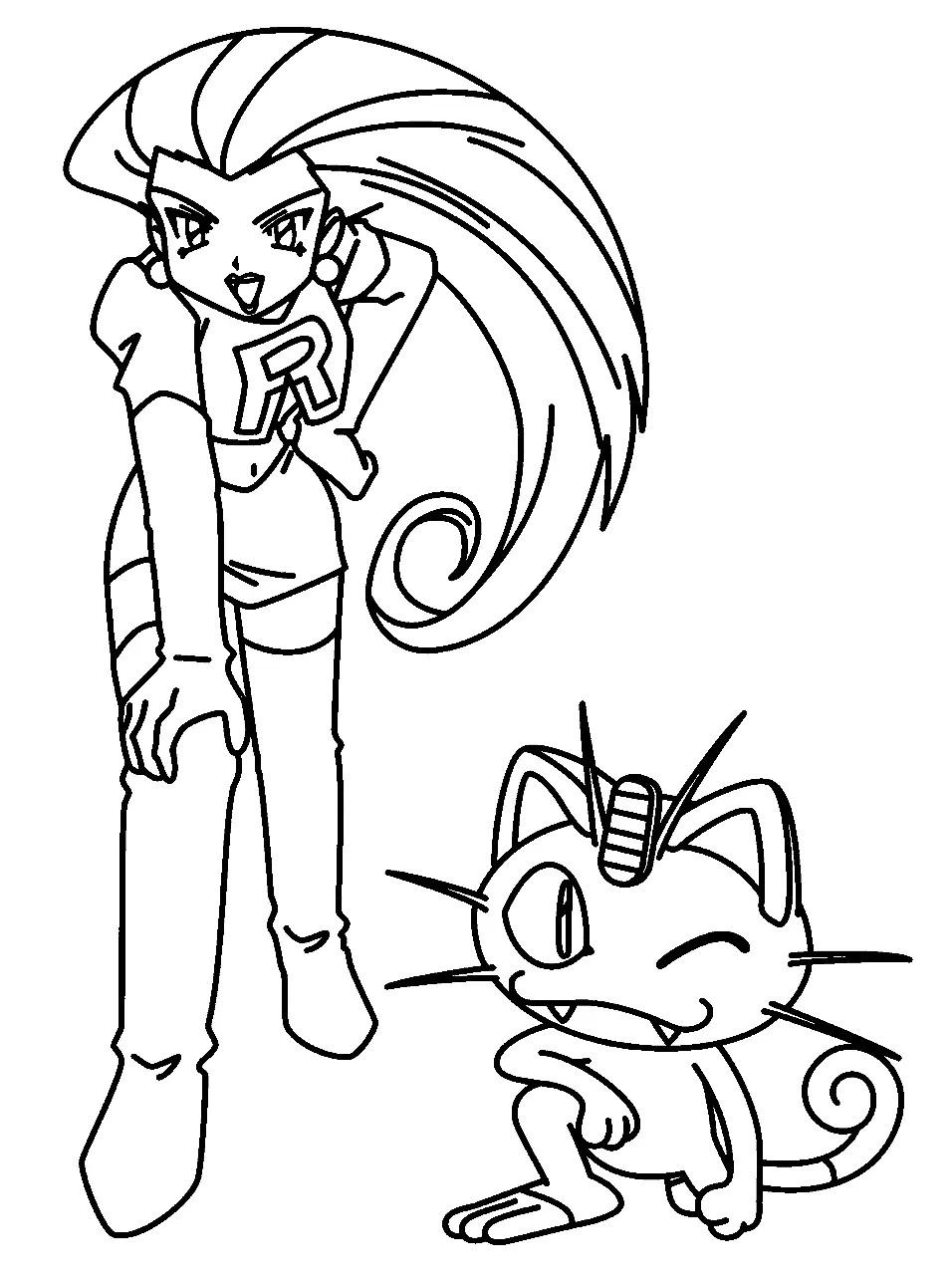 Team Rocket Coloring Pages 30