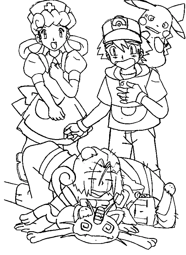Team Rocket Coloring Pages 8