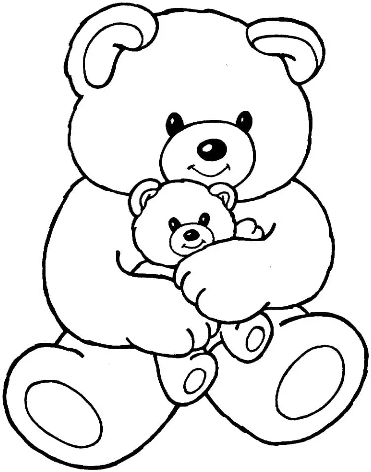 Teddy Bear Ausmalbilder 15