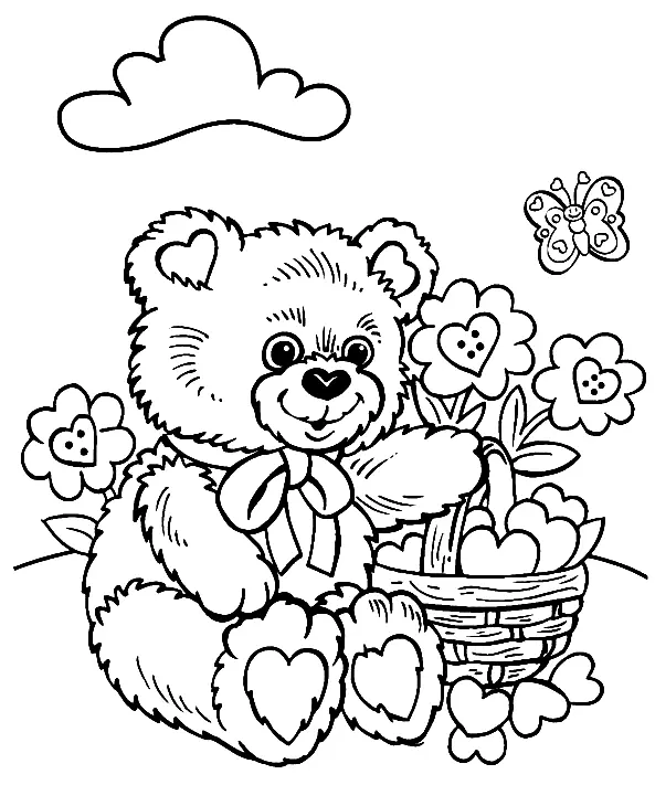 Teddy Bear Ausmalbilder 19
