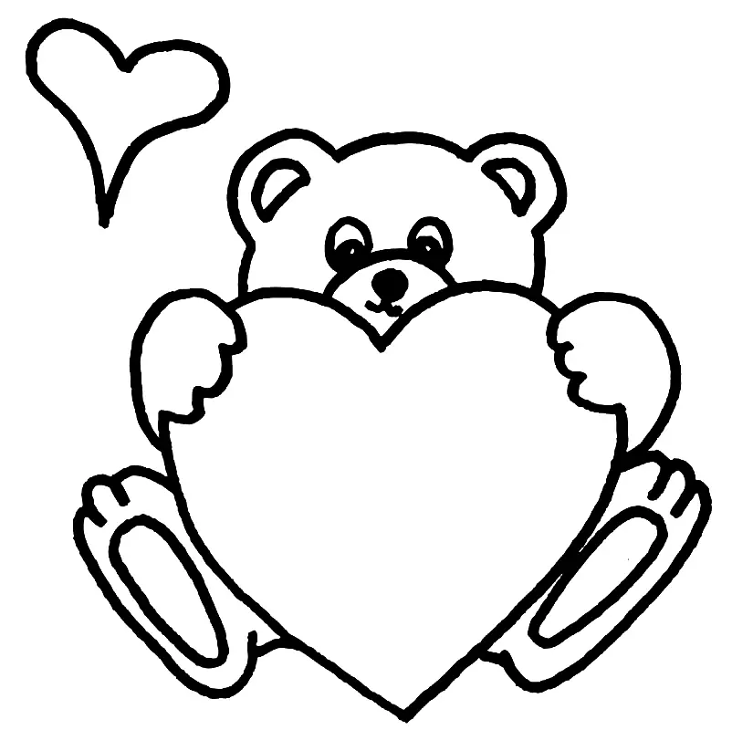 Teddy Bear Ausmalbilder 21