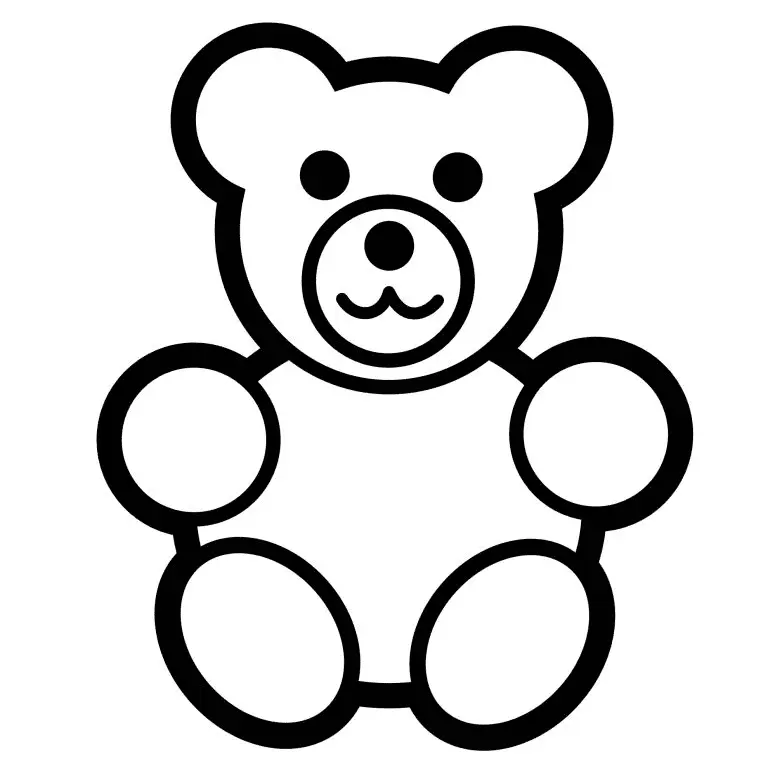 Teddy Bear Ausmalbilder 24