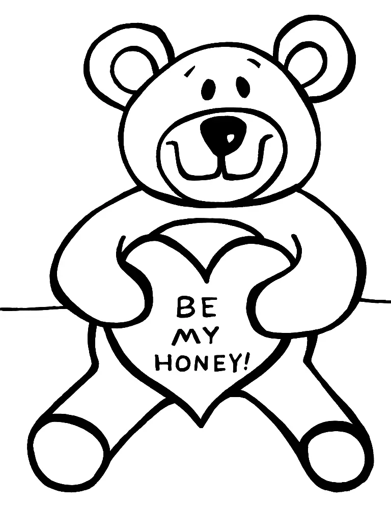 Teddy Bear Ausmalbilder 29