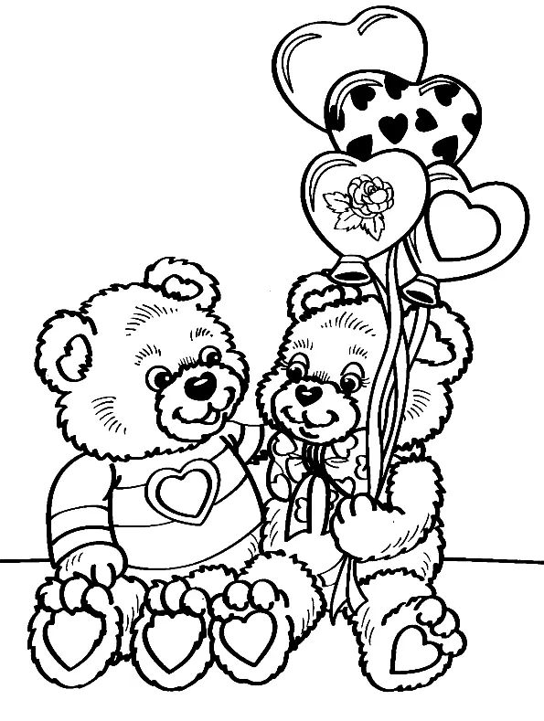 Teddy Bear Ausmalbilder 30