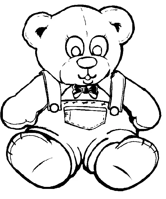 Teddy Bear Ausmalbilder 46
