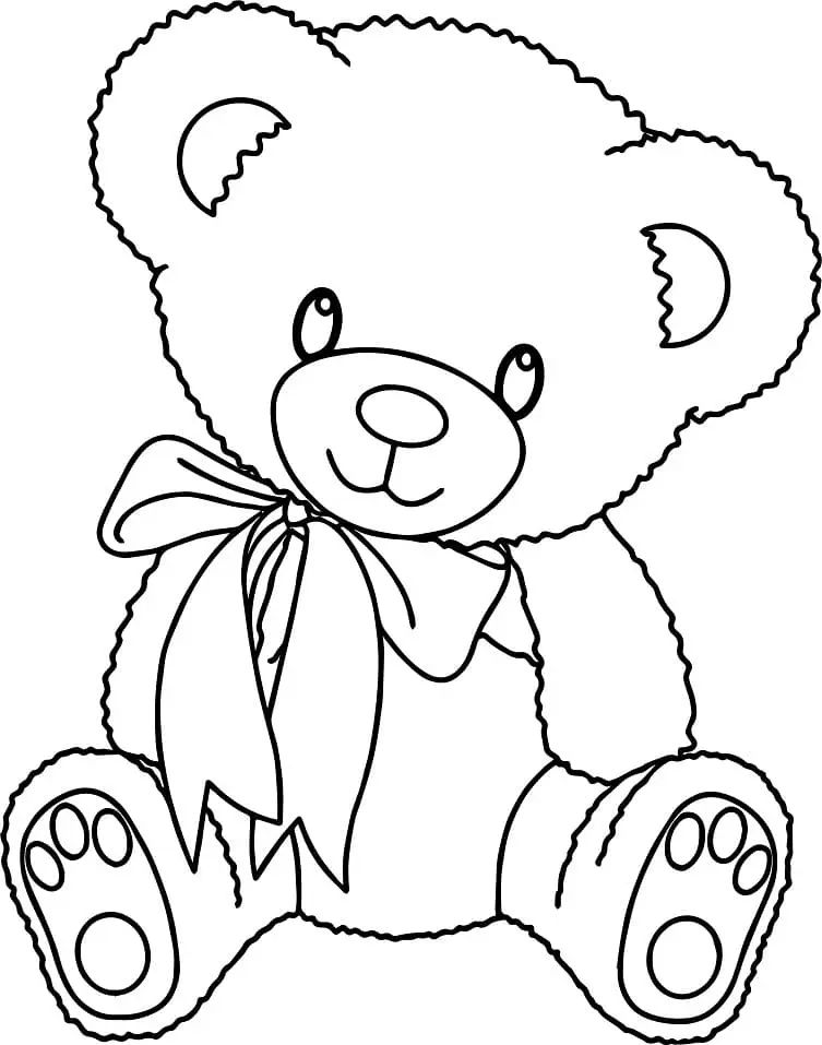Teddy Bear Ausmalbilder 9