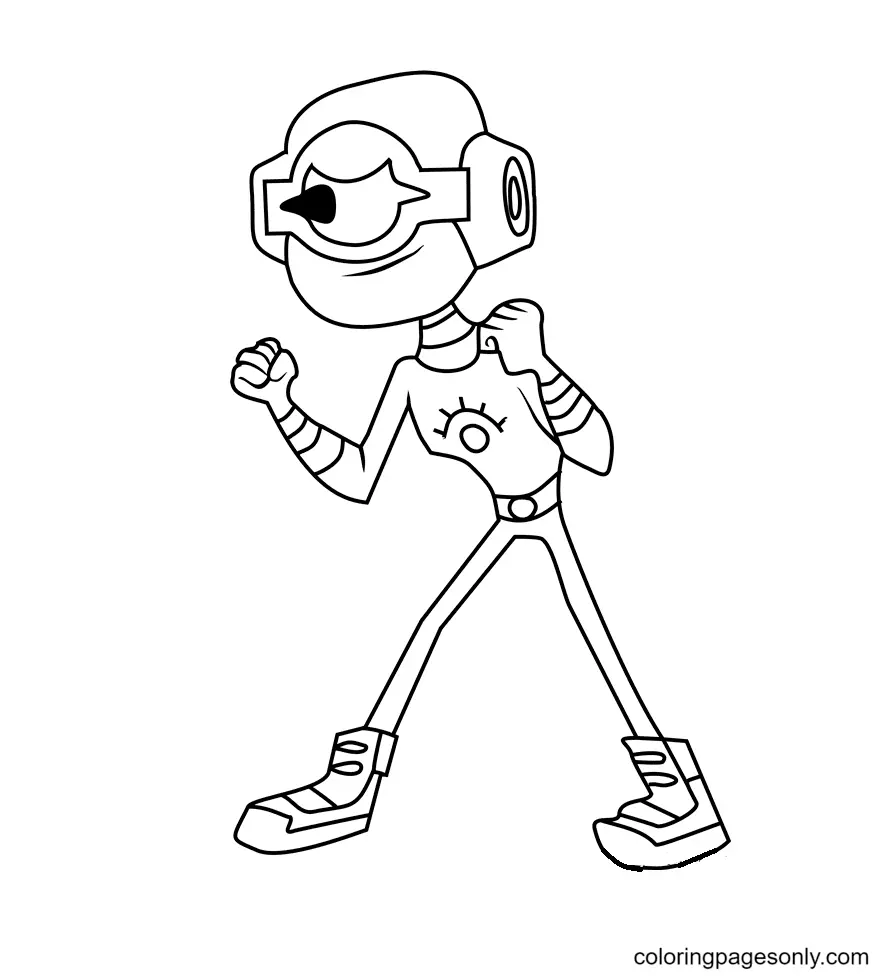 Desenhos de Teen Titans Go Para Colorir 52