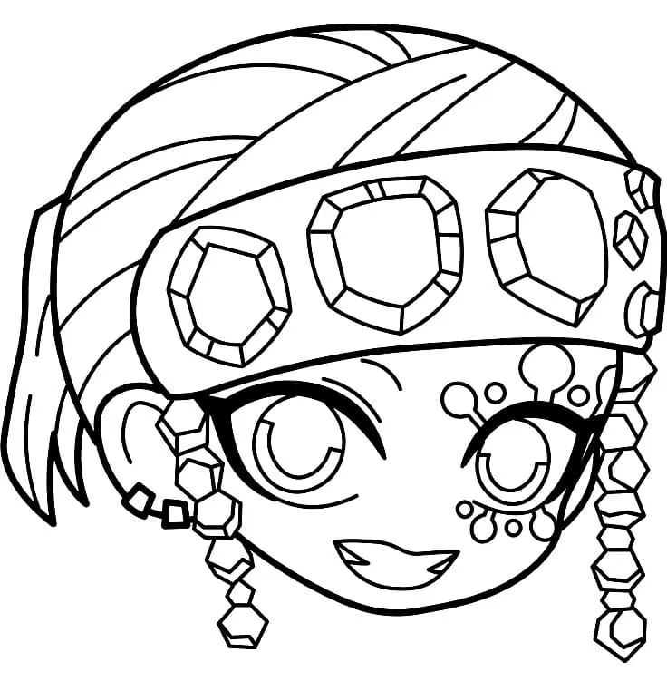 Tengen Uzui Coloring Pages 25