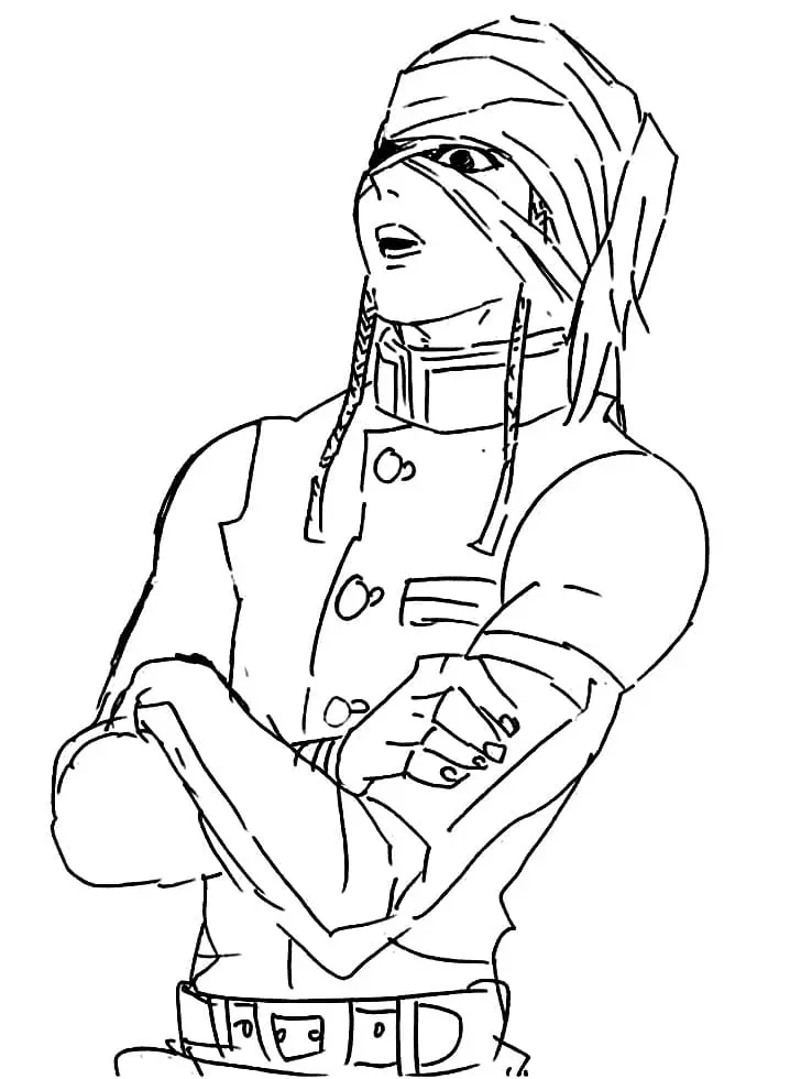 Tengen Uzui Coloring Pages 32