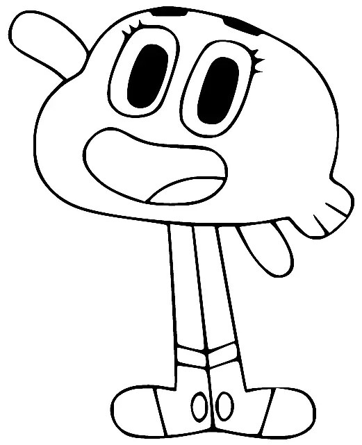The Amazing World of Gumball Coloring Pages 18