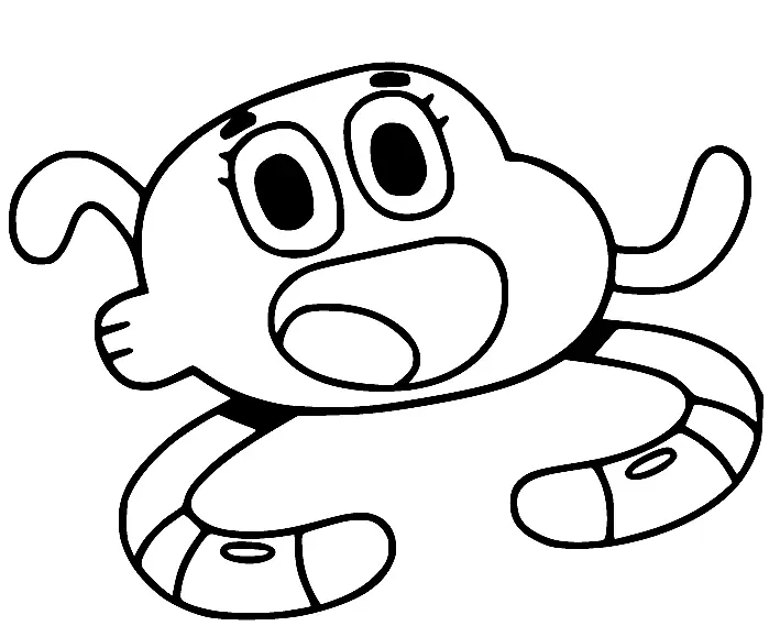 The Amazing World of Gumball Coloring Pages 21