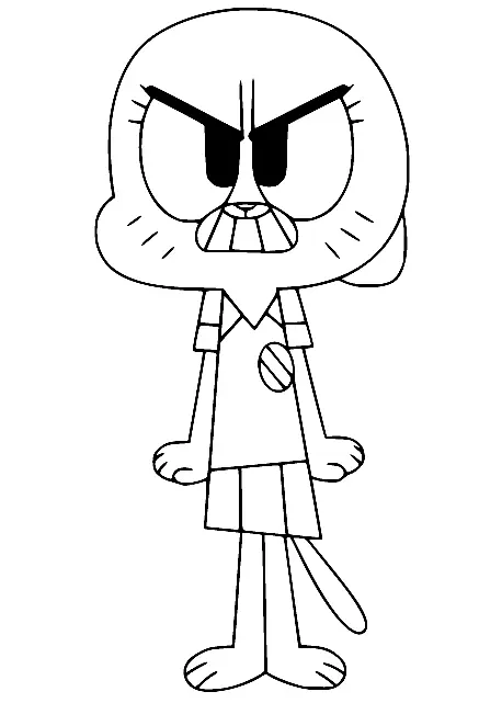 The Amazing World of Gumball Coloring Pages 24
