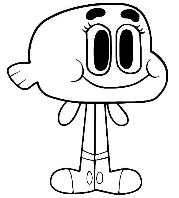 The Amazing World of Gumball Coloring Pages 27