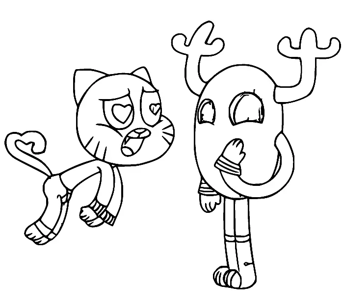 The Amazing World of Gumball Coloring Pages 29