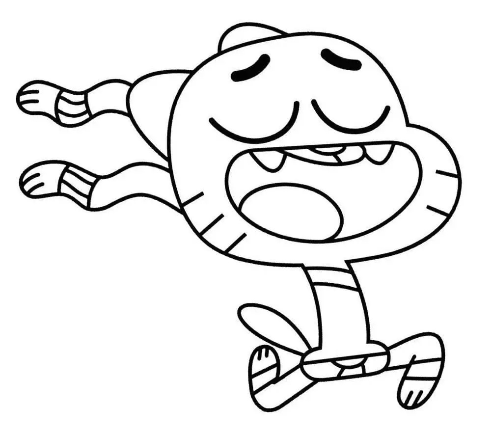 Die erstaunliche Welt von Gumball Ausmalbilder 37
