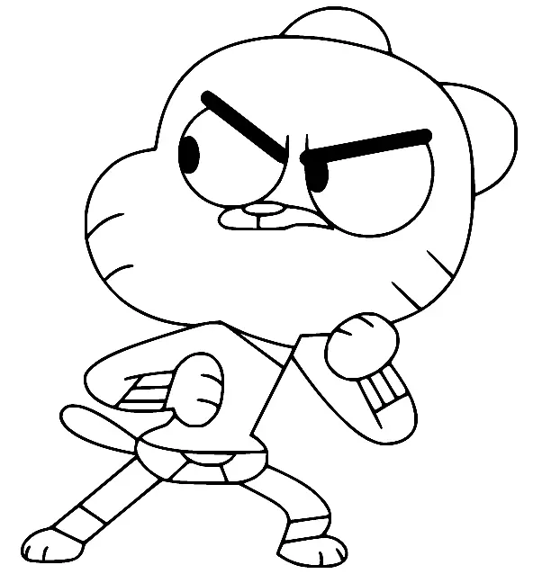 The Amazing World of Gumball Coloring Pages 51