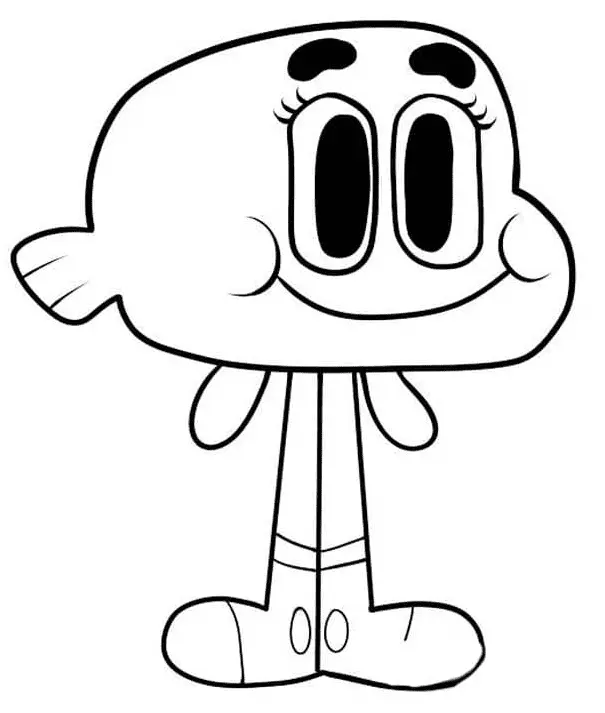 The Amazing World of Gumball Coloring Pages 52