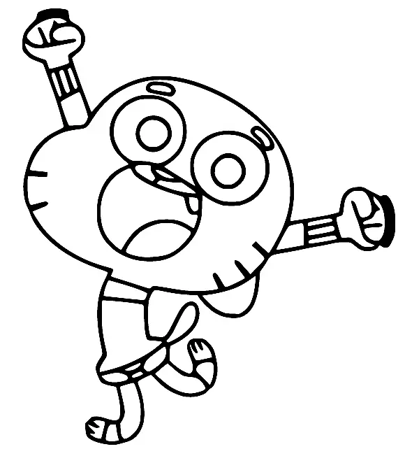 Die erstaunliche Welt von Gumball Ausmalbilder 56