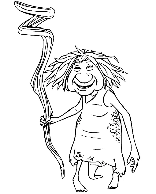 Desenhos de Os Croods Para Colorir 24