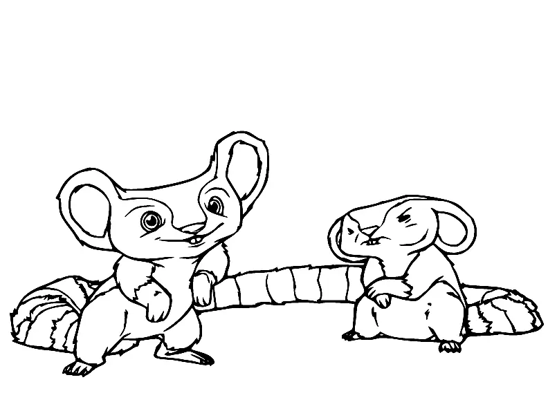 Desenhos de Os Croods Para Colorir 34