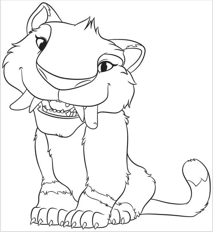 Desenhos de Os Croods Para Colorir 7