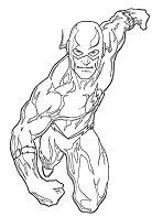 The Flash Coloring Pages 1