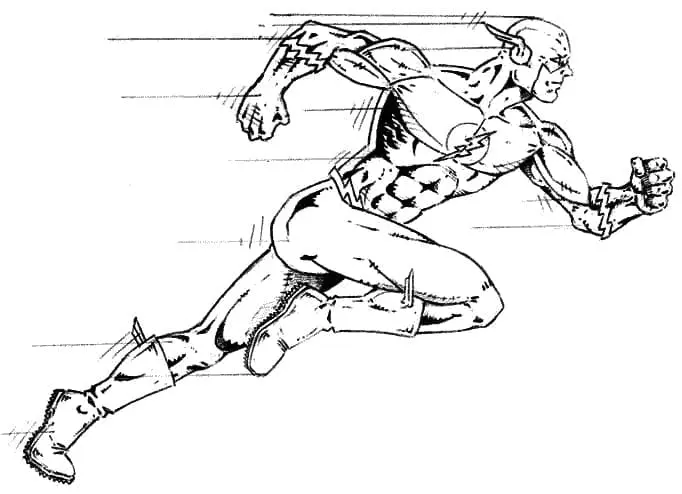 The Flash Coloring Pages 14