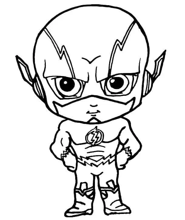 The Flash Coloring Pages 17