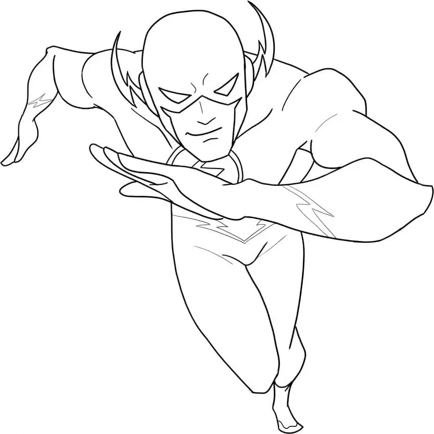 The Flash Coloring Pages 18